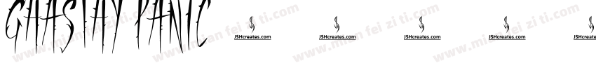 Ghasthy Panic字体转换